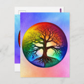 生命の木 ポストカード (正面/裏面)