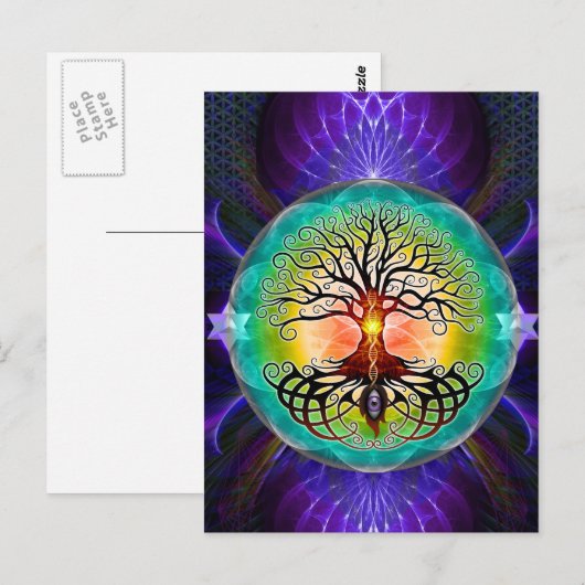 生命の木 ポストカード (正面/裏面)