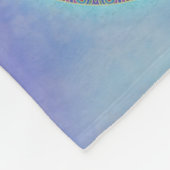 生命の木 – マンダラシームレスパターン1 フリースブランケット (角)