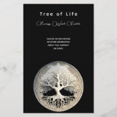 生命の木 |モダン | チラシ (裏面)