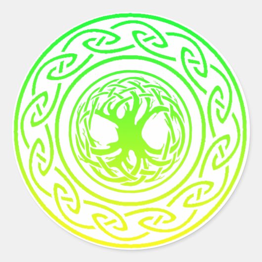 生命の木 ラウンドシール (正面)