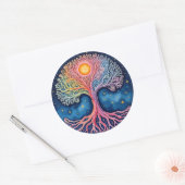 生命の木 ラウンドシール (封筒)