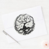 生命の木 ラウンドシール (封筒)