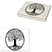 生命の木 ラバースタンプ (押印)