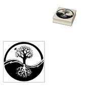 生命の木 ラバースタンプ (押印)