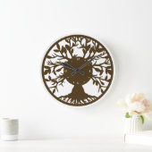 生命の木 ラージ壁時計 (ホーム)