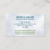 生命の木 – 二重ヘリックスDNA – 機能媒体 名刺 (裏面)