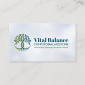 生命の木 – 二重ヘリックスDNA – 機能媒体 名刺 (正面)