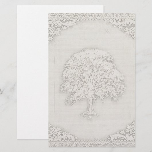 生命の木 便箋 (正面/裏面)