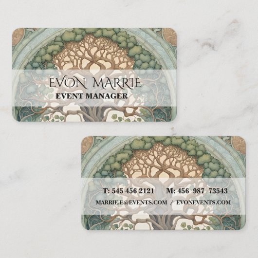 生命の木 名刺 (正面/裏面)