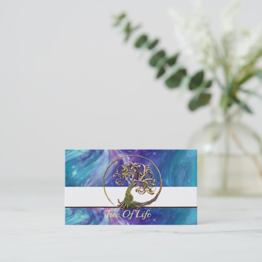 生命の木  名刺 (スタンド正面)