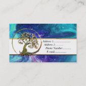 生命の木  名刺 (裏面)