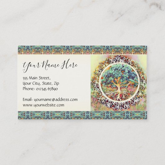 生命の木 名刺 (裏面)