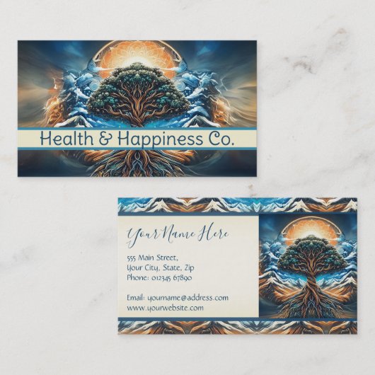 生命の木 名刺 (正面/裏面)