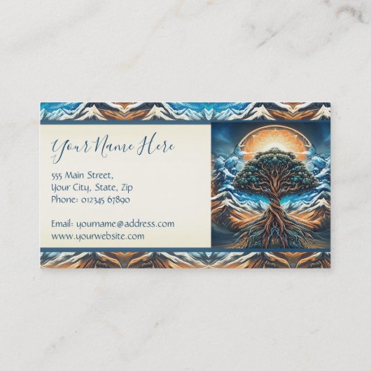 生命の木 名刺 (裏面)