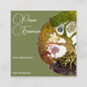 生命の木 |季節 スクエア名刺 (正面)