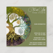 生命の木 |季節 スクエア名刺 (裏面)