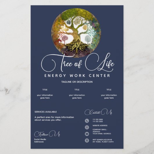 生命の木 |季節 チラシ (正面)