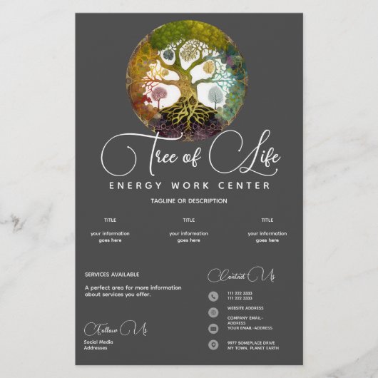 生命の木 |季節 チラシ (正面)