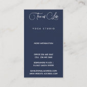 生命の木 |季節 名刺 (裏面)