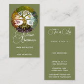 生命の木 |季節 名刺 (正面/裏面)