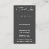 生命の木 |季節 名刺 (裏面)