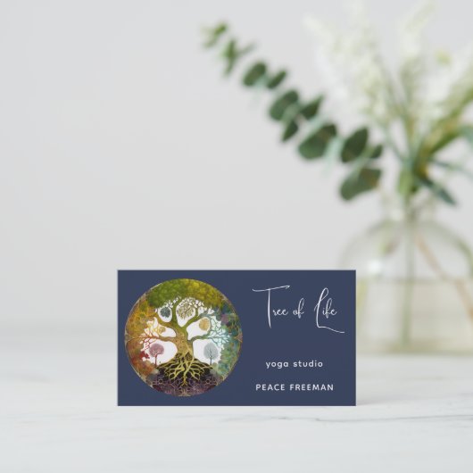 生命の木 |季節 名刺 (スタンド正面)
