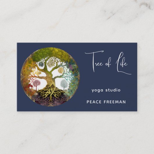 生命の木 |季節 名刺 (正面)