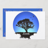 生命の木 招待状 (正面/裏面)