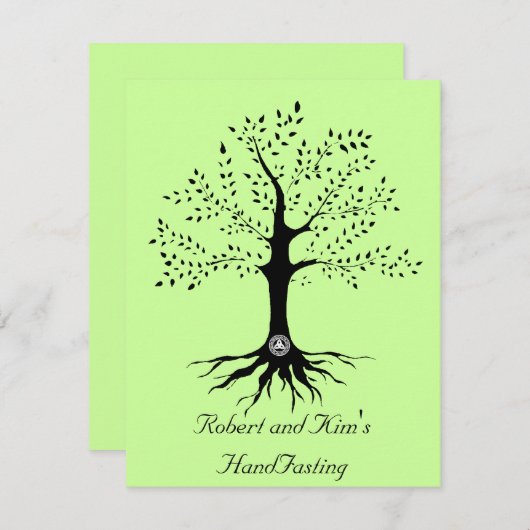 生命の木 招待状 (正面/裏面)