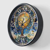 生命の木 – 新しい 壁時計 (傾斜)