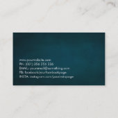 生命の木 – 水色 名刺 (裏面)