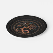 生命の木-無限緩和曲線 ペーパープレート (アングル)