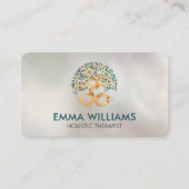 生命の木 – 無限 – アワビのシェル離れ 名刺 (正面)