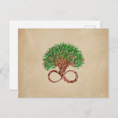 生命の木 – 無限 ポストカード (正面/裏面)