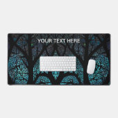 生命の木 – 神秘的な森モザイク デスクマット (キーボード&マウス)