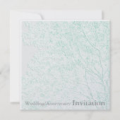 生命の木/結婚記念日招待状(詳細は後日) 招待状 (正面)