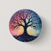 生命の木 缶バッジ (正面)