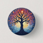 生命の木 缶バッジ (正面)