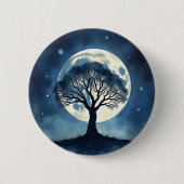 生命の木 缶バッジ (正面)