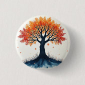 生命の木 缶バッジ (正面)