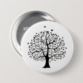 生命の木 缶バッジ (正面&裏面)