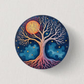 生命の木 缶バッジ (正面)