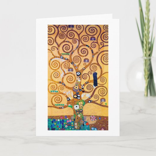 生命の木(詳細)、クリムト カード (正面)