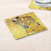 生命の木(詳細)、クリムト スクエアペーパーコースター (アングル)