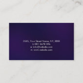 生命の木 – 進化ホワイト – カラフルの葉 名刺 (裏面)