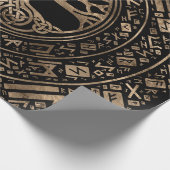 生命の木 – Yggdrasil Runic Pattern ラッピングペーパー (角)