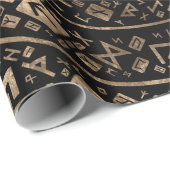 生命の木 – Yggdrasil Runic Pattern ラッピングペーパー (ロールコーナー)