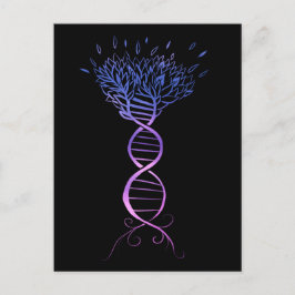 生命の木DNAストランド系図学ツリー ポストカード