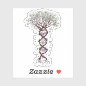 生命の木DNA遺伝学生物環境 シール (シート)